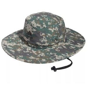 Adidas Golf Wide Brim Sun Hat Mens‎ S/M Camo Bucket Hat Outdoor Fish Hike NWT